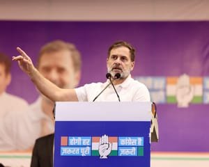 Delhi poll rally: Rahul Gandhi trains guns at Kejriwal over ‘Sheeshmahal’