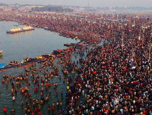 Saints, Kalpvasis and devotees take holy dip on Magh Purnima, hail Maha Kumbh arrangements