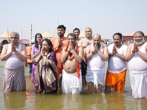 Dharmendra Pradhan congratulates up govt, CM Yogi Adityanath Calls Mahakumbh 'Grand Celebration of Sanatan Culture'