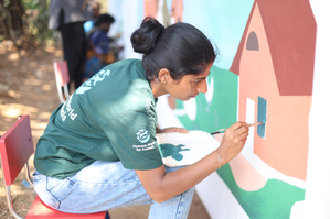 'Art for a cause': Group of artists create wall mural on disaster preparedness in Kerala's Wayanad