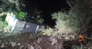 J&K: Driver killed as pilgrim bus plunges into gorge