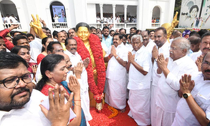 AIADMK, BJP leaders pay floral tributes to Jayalalithaa on her 77th birth anniversary