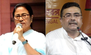 Suvendu Adhikari writes to ECI accusing CM Mamata Banerjee of 'tarnishing' CEC's image