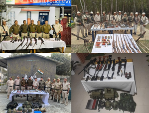 Manipur:  More looted, illegal arms returned to security forces in 10 days, total reaches 690