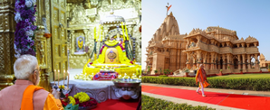 PM Modi offers prayers at Somnath Jyotirlinga temple in Gujarat