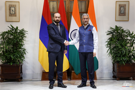 Armenian Foreign Minister thanks EAM Jaishankar for warm welcome