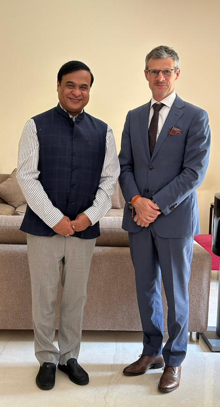 Assam CM meets EU Ambassador to India, discusses opportunities for collaboration