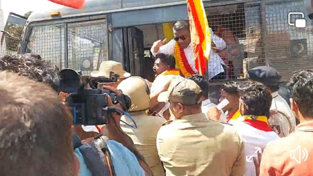 Attacks on RTC drivers in Maha: Bandh evokes mixed response in K'taka; activists slam cops' high-handedness