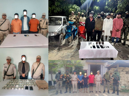 14 militants of banned outfits held in Manipur; arms, ammunition recovered