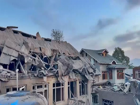 Houses of three LeT terrorists demolished in J&K (Lead)