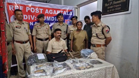 8 pistols, 16 empty magazines found on train arriving in Agartala from Punjab