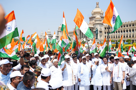 Jai Hind Yatra: India is strong and we will face the enemy, says K'taka Cong