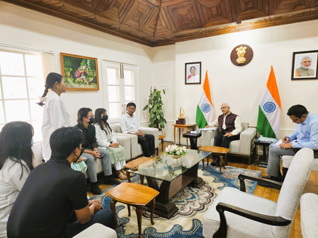 Manipur Guv assures agitating medical students of their safety, academic interests