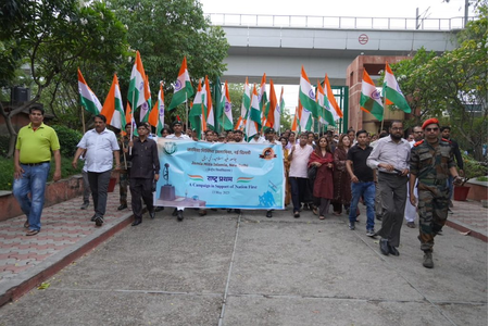 Jamia Millia Islamia hosts Tiranga March to honour armed forces
