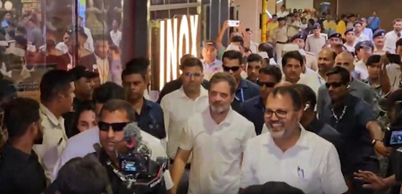 Chaos at Patna mall as Rahul Gandhi watches ‘Phule’, ticket holders denied entry