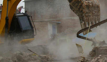 Gujarat: AMC demolishes 400 illegal huts in Ahmedabad eviction drive