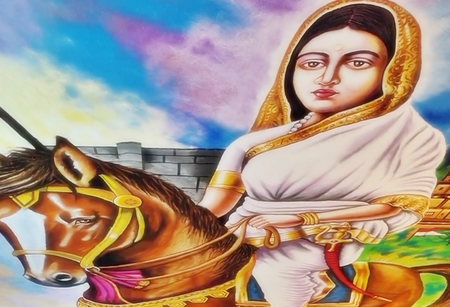 Maha artist creates ‘rangoli’ with four tonnes of powder to mark 300 birth anniversary of Ahilya Devi Holkar