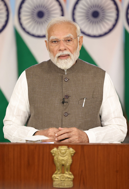 PM Modi arrives in Vizag to lead International Yoga Day celebrations