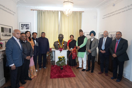 Op-Sindoor outreach team visits Ambedkar Museum in London