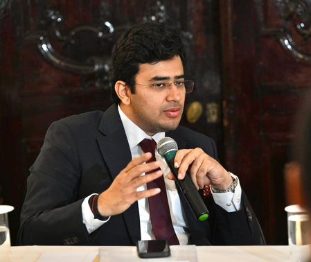 BJP MP Tejasvi Surya Slams Bilawal Bhutto, Highlights Pak's Terrorism Record