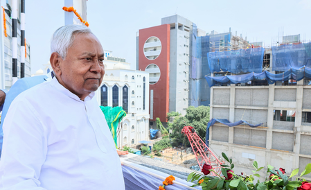Nitish Kumar inaugurates Bihar’s first double-decker flyover in Patna