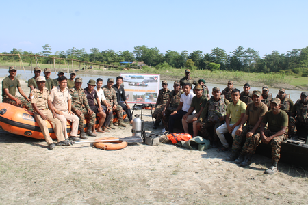 Assam: Army conducts flood relief exercise 'Jal Rahat' in Majuli river island