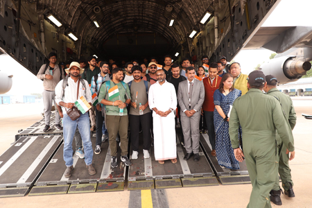 Indian Air Force evacuates 165 Indian nationals from Israel under Operation Sindhu