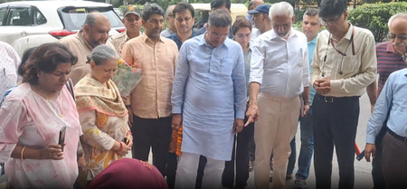 PWD Minister Parvesh Verma leads single-day drive to repair Delhi’s 3,400 potholes