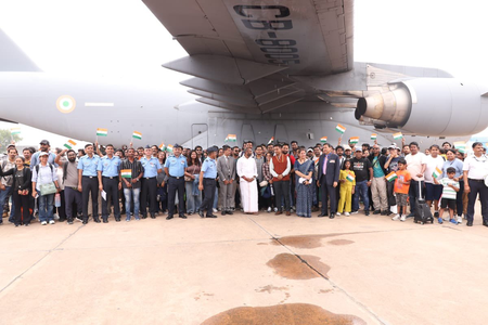 Operation Sindhu: IAF brings home 268 Indian nationals from Israel