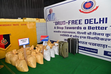 Delhi police destroys drugs Worth Rs 3,274.5 Cr, Marks Grand End to 'Nasha Mukt Bharat Pakhwada'