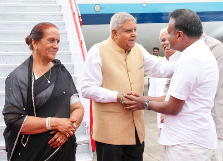 Bad weather in Kerala’s Guruvayoor forces helicopter carrying V-P Dhankhar to return to Kochi