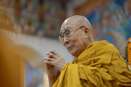 Braving heavy monsoon rain, thick fog, people attend Dalai Lama's 90th birthday celebrations