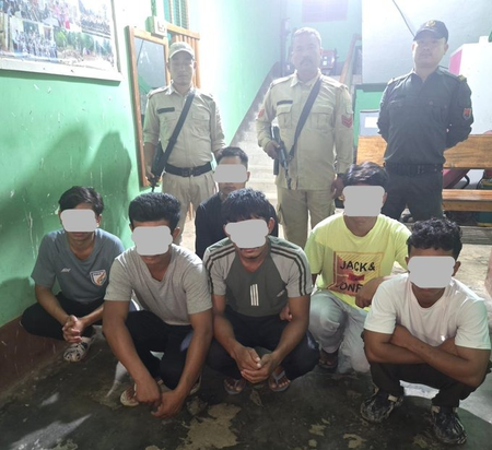 Six Arambai Tenggol members among 12 militants held in Manipur, arms recovered