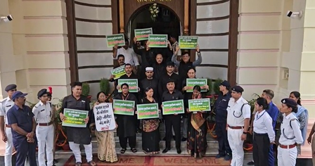 Enemy of Democracy: BJP slams opposition's black-clad protest over electoral roll revision in Bihar