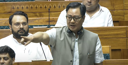 Kiren Rijiju lambasts Opposition for disrupting Parliament, says taxpayers' money being wasted
