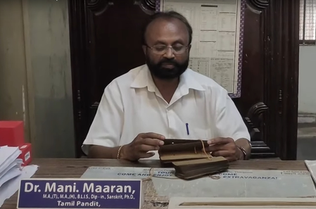 PM Modi lauds Mani Maran’s efforts to preserve Tamil palm leaf manuscripts
