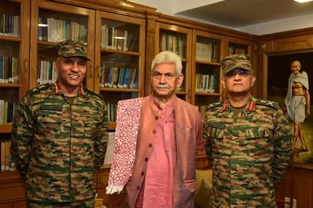Army’s Northern Commander briefs J&K L-G on Operation Mahadev