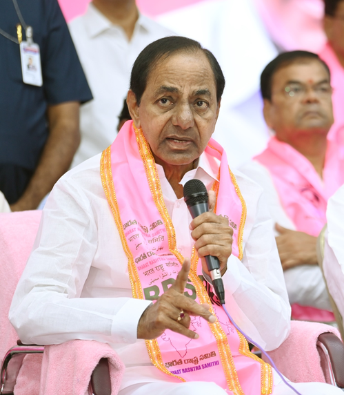 Former Telangana CM KCR admitted to hospital