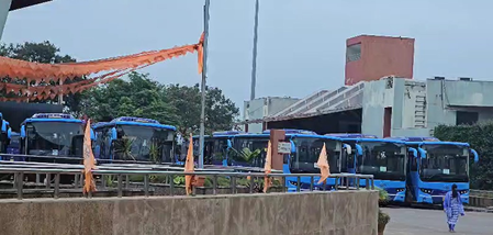 Indefinite strike by Karnataka RTC staffers, bus services disrupted