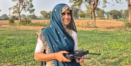 'Atmanirbhar Bharat': Woman from Gujarat's Banaskantha Transforms Life of Farmers With 'Namo Drone Didi' Scheme